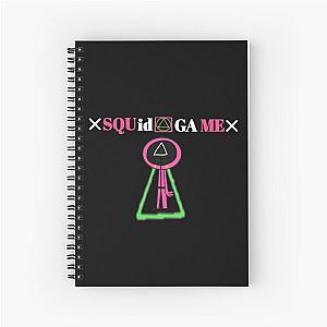 Squid Game, Squid Game on Netflix, Squid Game Review, Logo Squid Game Spiral Notebook