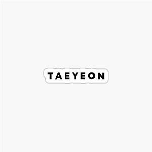 TAEYEON Black Sticker