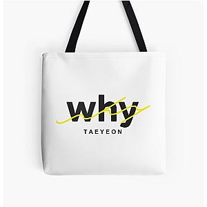 WHY Taeyeon All Over Print Tote Bag