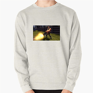 Team Fortress Iconic Mercenaries and Capture Points Motif Team Fortress Sweatshirts