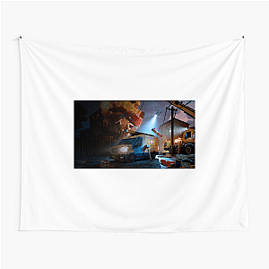 Dynamic Collapse Teardown Tapestries