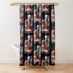 Terrifier Christmas Terrifier 3 Art Shower Curtain