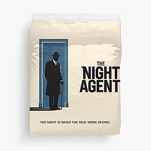 The Night Agent - Night is when the work begins. Duvet Cover