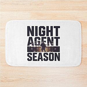 Night Agent Season Silhouette Bath Mat
