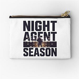 Night Agent Season Silhouette Design Zipper Pouch