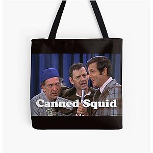 Odd Couple: Canned Squid All Over Print Tote Bag