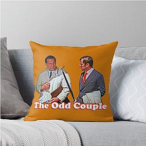 Retro The Odd Couple Felix and Oscar Tribute Pillow