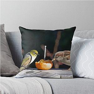 The Odd Couple Throw Pillow