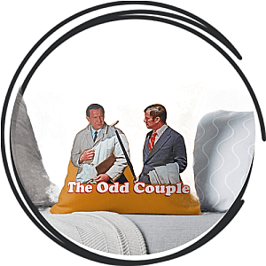 The Odd Couple Pillows Cover
