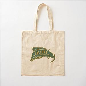 Retro Saltuna logo The Outer Worlds Cotton Tote Bag
