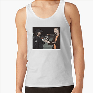 The Texas Chain Saw Massacre Iconic Leatherface and Chainsaw Motif The Texas Chain Saw Massacre Tank Tops