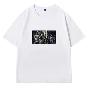 The Witcher Iconic Swords and Powerful Spells Motif The Witcher T-Shirts