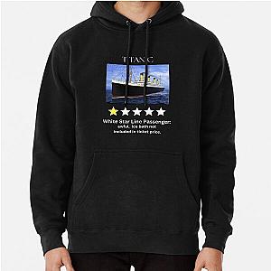 Funny Titanic One Star Review Historical Ship Graphic Unique Gift Idea Pullover Hoodie