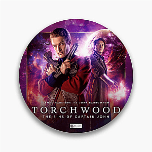 Torchwood Iconic Rift and Extraterrestrial Threats Motif Torchwood Pins
