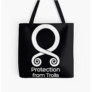 Troll Cross, Protection from Troll All Over Print Tote Bag