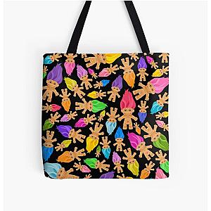 TREASURE TROLL - collage of Troll All Over Print Tote Bag