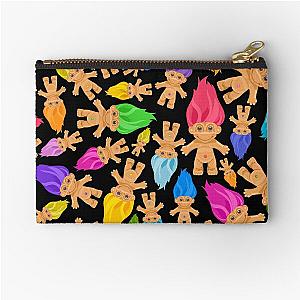 Treasure Troll Pile Collage of Trolls Zipper Pouch