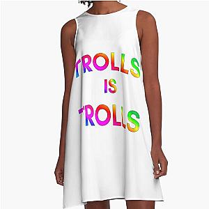 Trolls-Inspired A-Line Dress