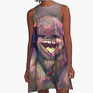 Creepy Cute Troll Trolls A-Line Dress