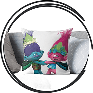 Trolls Pillows Cover