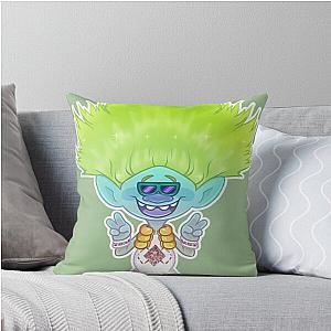 Clay Trolls Band Together Throw Pillow