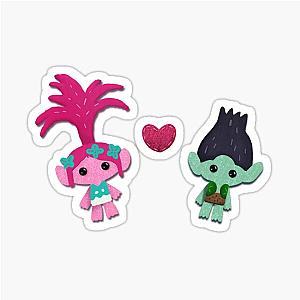 Scrapbook Trolls Sticker