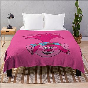 Poppy Trolls Throw Blanket