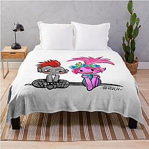 Trolls Poppy Throw Blanket