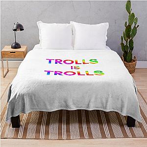 Trolls-Inspired Throw Blanket