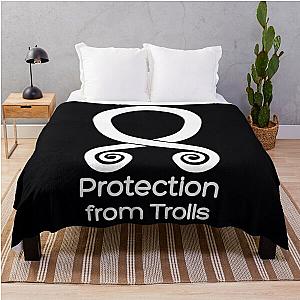 Troll Cross Protection Throw Blanket