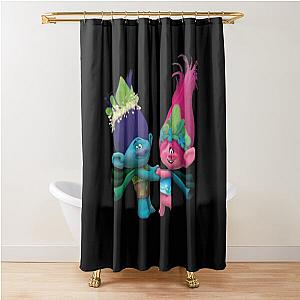 Brozone ｌ Trolls Band Together Series Shower Curtain