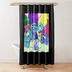 Brozone｜Trolls Band Together Series Shower Curtain