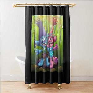 Brozone｜Trolls Band Together Series Shower Curtain