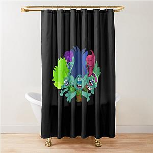 Brozone｜trolls band together series Shower Curtain