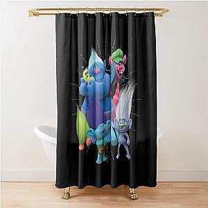Brozone｜trolls band together series Shower Curtain
