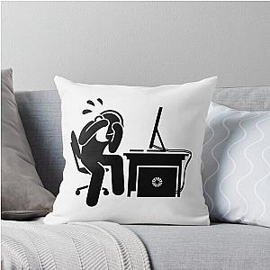 Typical Gamer Crying Throw Pillow