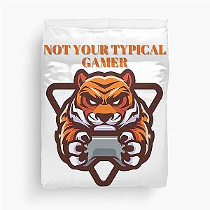Not Your Typical Gamer Tiger Design Duvet Cover