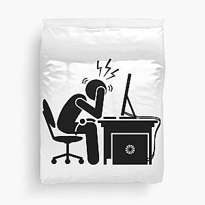 Typical Gamer Headache Duvet Cover