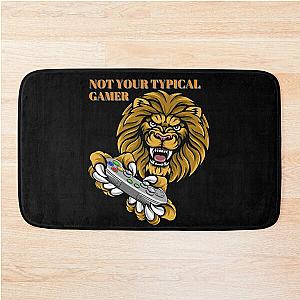 Not Your Typical Gamer Lion Bath Mat