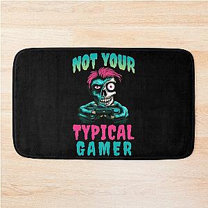 Not Your Typical Gamer Zombie Bath Mat