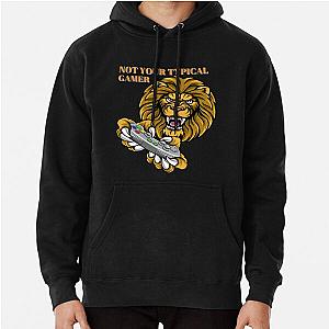 Not Your Typical Lion Design Pullover Hoodie