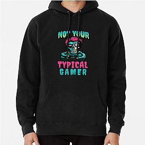 Not Your Typical Gamer Zombie Design Hoodie