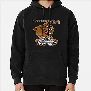 Not Your Typical Gamer Bear Pullover Hoodie