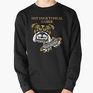 Not Typical Gamer Dog Pullover Sweatshirt