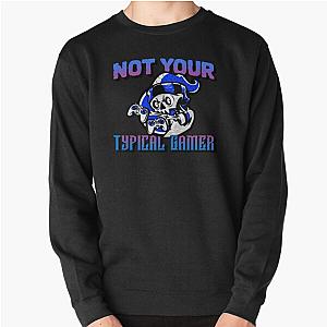 Not Your Typical Skeleton Design Pullover Sweatshirt