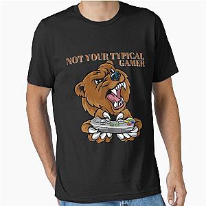 Not Your Typical Gamer Bear Design Essential T-Shirt