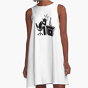 Typical Gamer Headache A-Line Dress