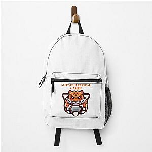 Not Your Typical Gamer Tiger Design Backpack