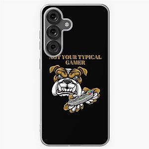 Not Your Typical Gamer Dog Design Samsung Galaxy Soft Case