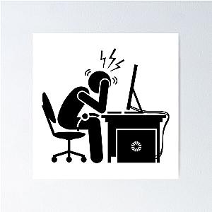 Typical Gamer Headache Poster